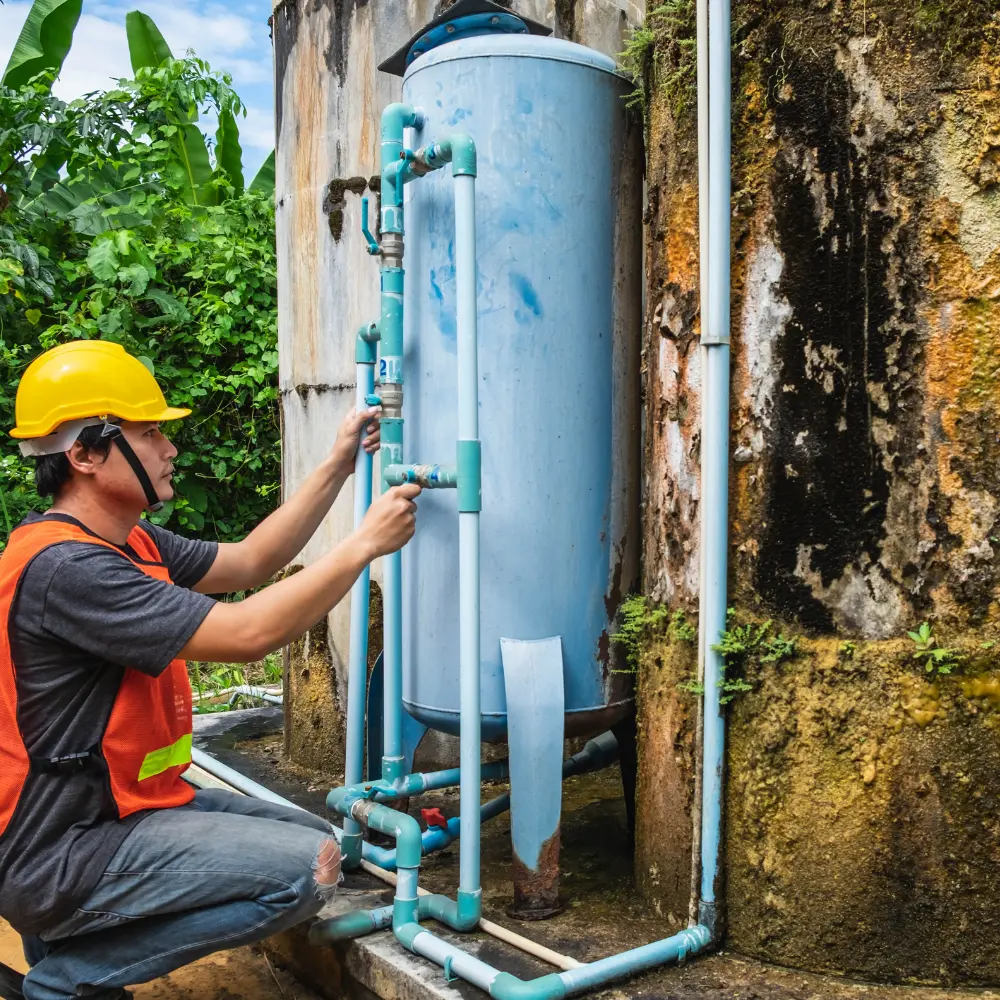 Large Water Tank Cleaning Service - (3,001-5,000 Liters)